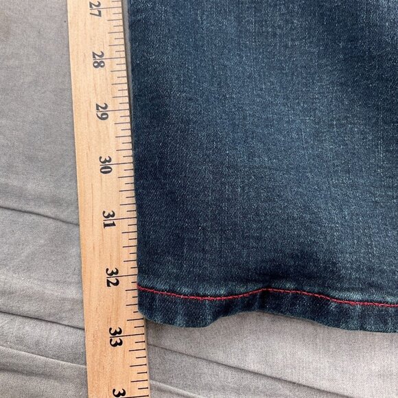 Tommy Bahama Jeans Men 44Wx32L Blue Swordfish Bootcut‎ Stretch Tencel Denim - Picture 10 of 15